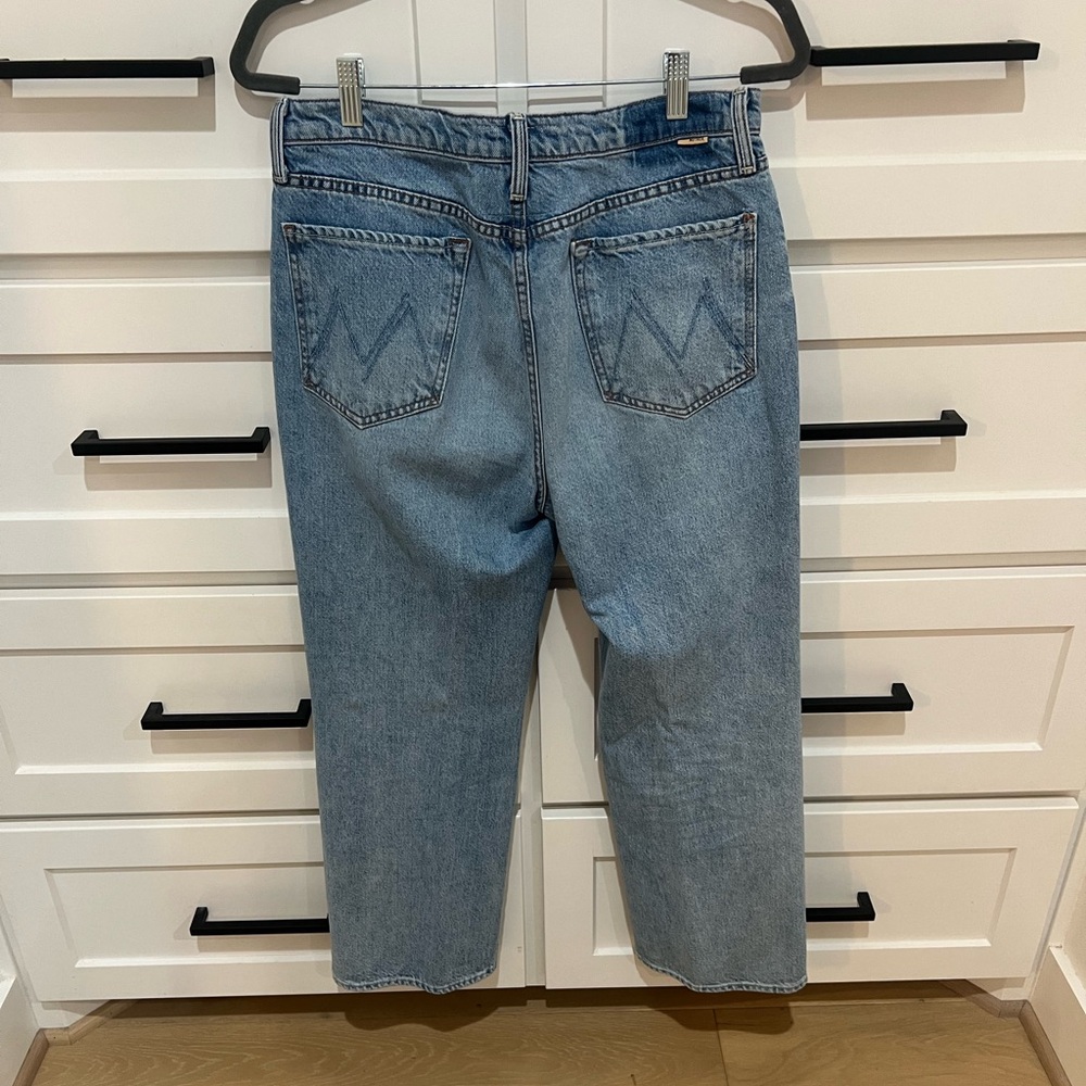 MOTHER The Rambler Ankle Jeans Wide Leg Size 30